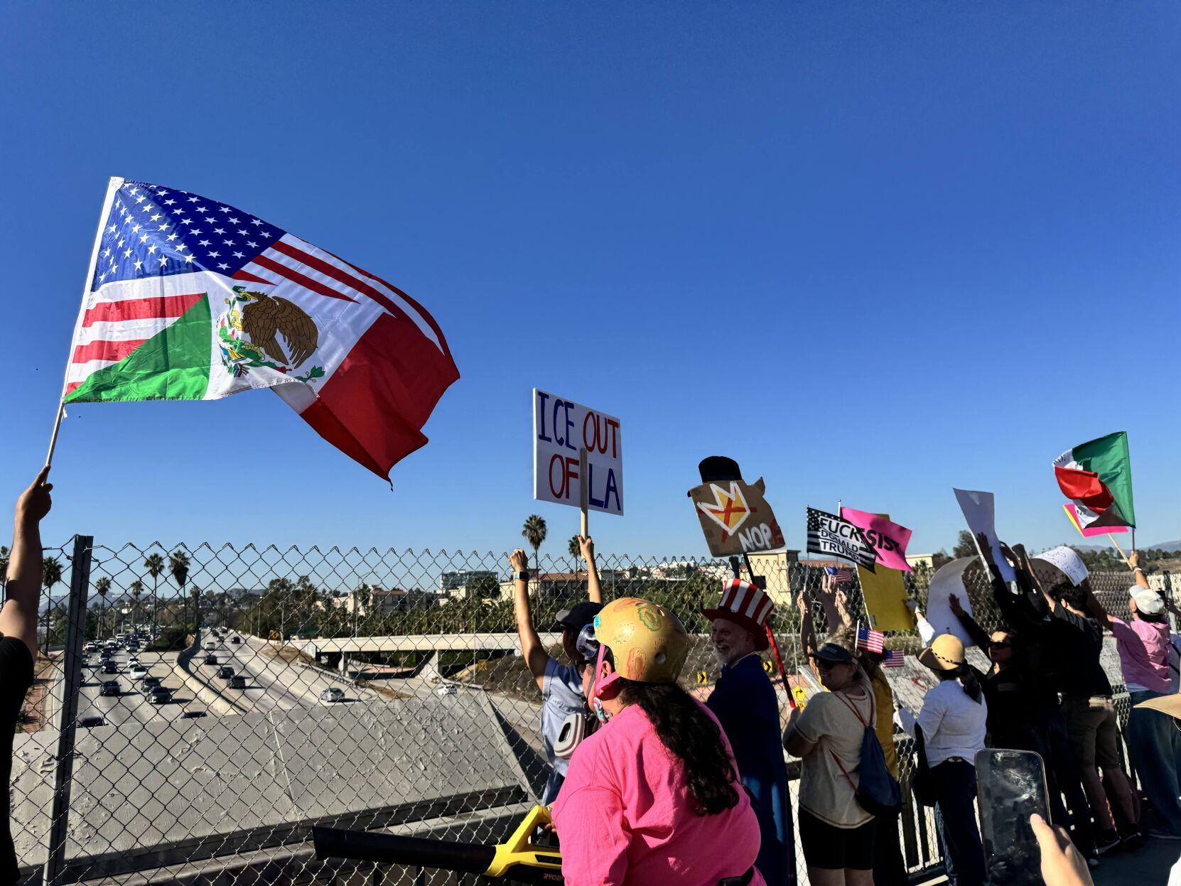 Column: The ‘No Kings’ march in L.A. echoes across the U.S.